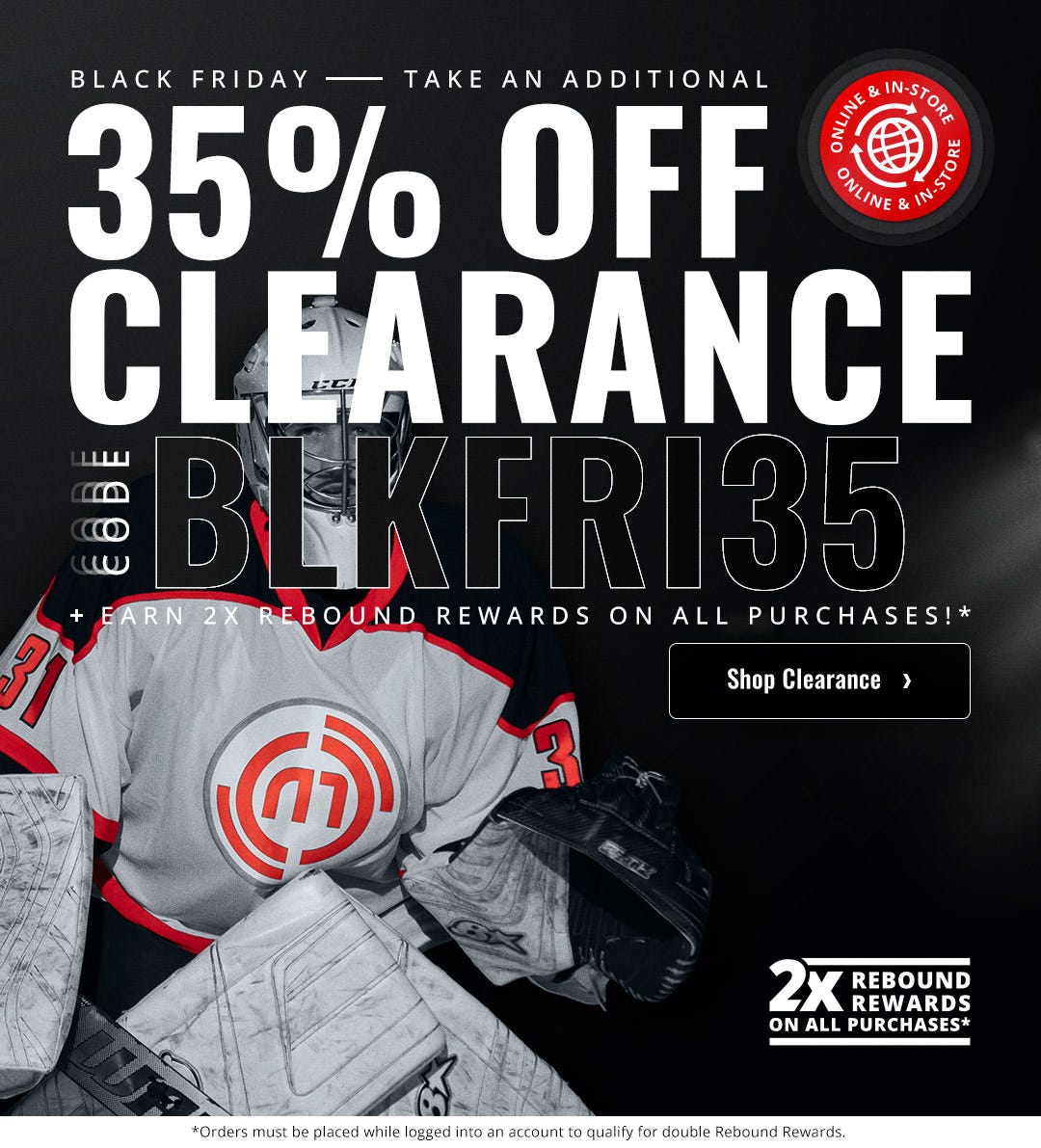 Black Friday Sale: 35% Off Clearance Items