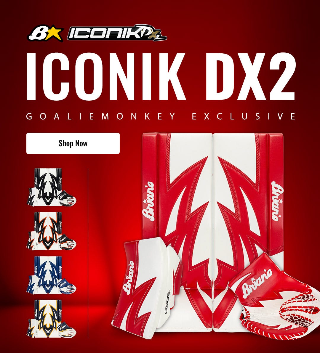 Brian's Iconik DX2 Goalie Equipment