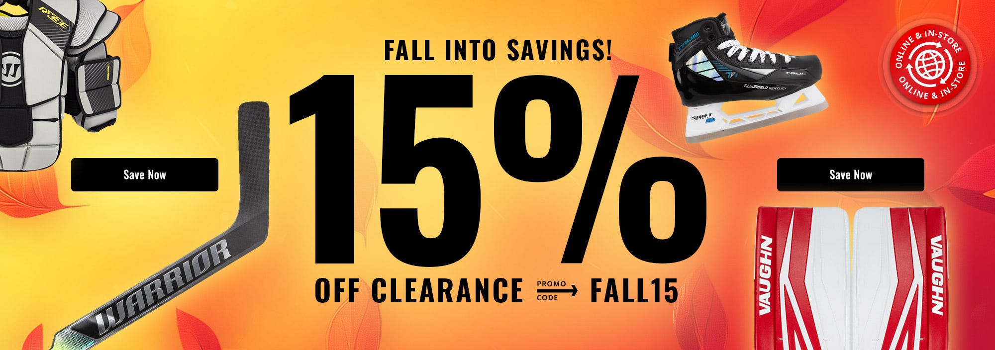 Fall Into Savings! 15% Off Clearance with Promo Code FALL15