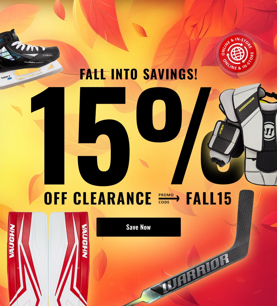 Fall Into Savings! 15% Off Clearance with Promo Code FALL15