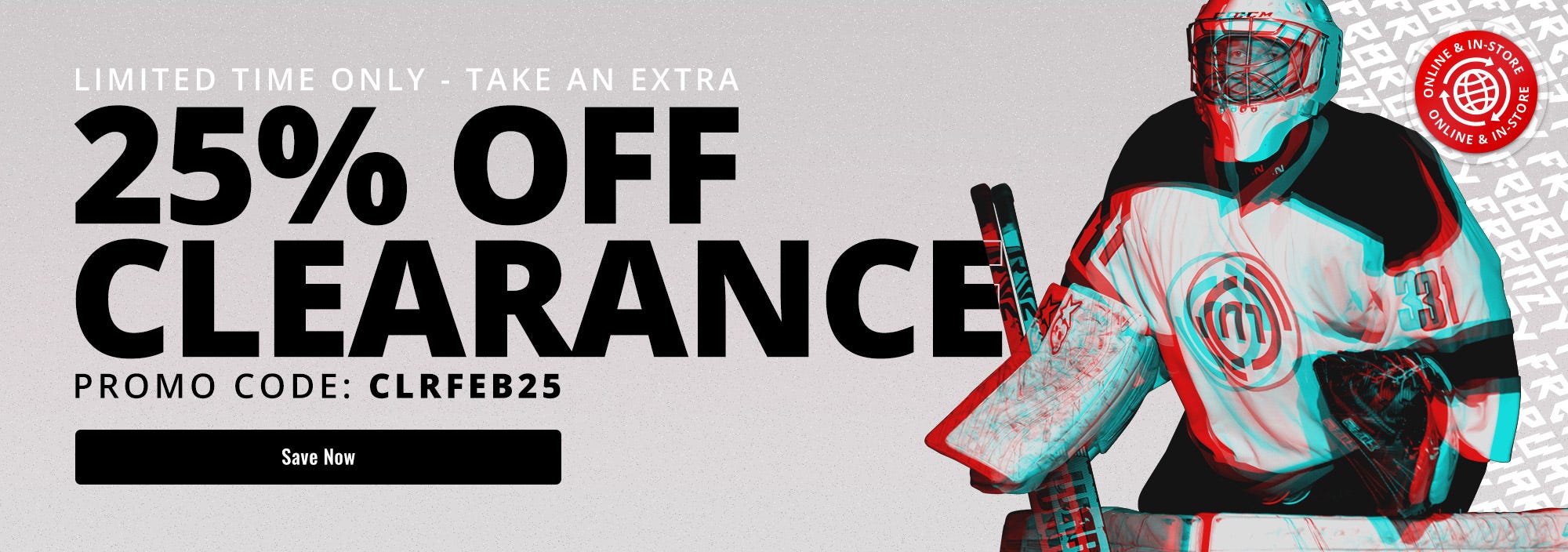 February Frenzy: Take an extra 25% off clearance with promo code CLRFEB25