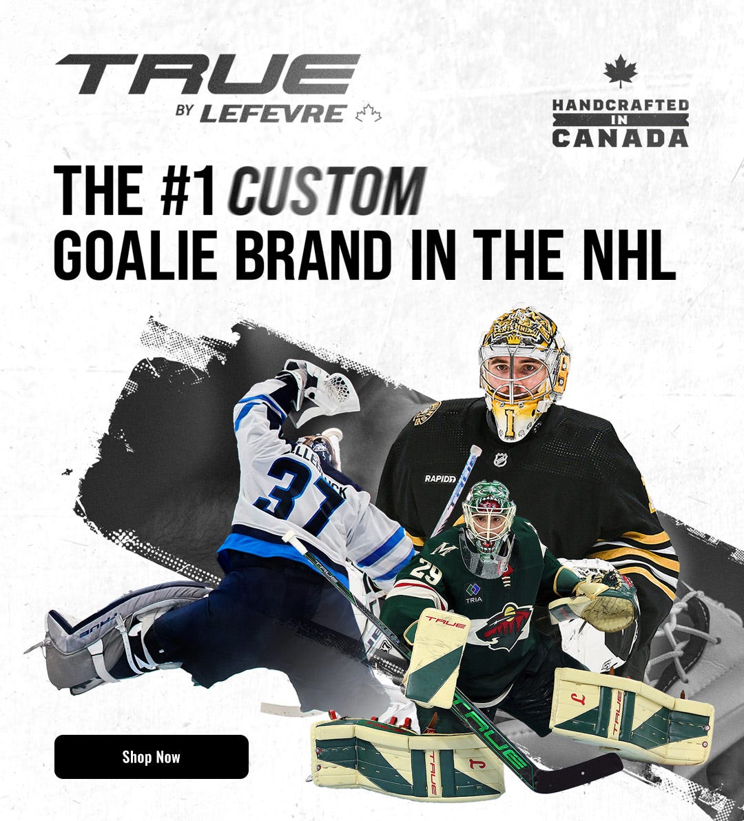 True Custom Goalie Equipment: L87, L95, and Catalyst PX5