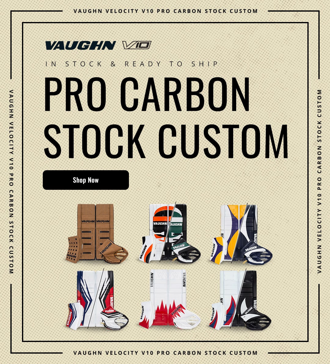 Vaughn Velocity V10 Pro Carbon Stock Custom