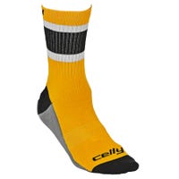 Tour Boston Bruins Team Celly Socks in Yellow/Black/White Size Large/X-Large