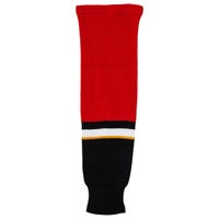Monkeysports Calgary Flames Knit Hockey Socks in Black Size Senior