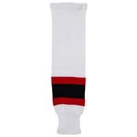 Monkeysports New Jersey Devils Knit Hockey Socks in White Size Junior