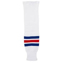 Monkeysports New York Rangers Knit Hockey Socks in White Size Junior