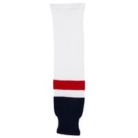 Monkeysports Washington Capitals Knit Hockey Socks in White Size Senior
