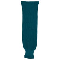 Monkeysports Solid Color Knit Hockey Socks in Teal Size Youth