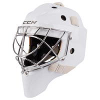 CCM Axis Pro Senior Non-Certified Cat Eye Goalie Mask in White Size Large