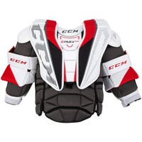 CCM Extreme Flex E5.5 Junior Goalie Chest & Arm Protector in Grey/Red Size Large/X-Large