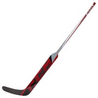 CCM Extreme Flex 5 Pro Senior Goalie Stick in White/Red Size 27in