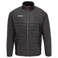 CCM Quilted Adult Full Zip Jacket in Charcoal Size Medium