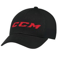 CCM Core Foam Adult Flex Fit Cap in Black/Red Size Small/Medium