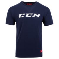 CCM Core Senior Short Sleeve T-Shirt in Navy/White Size XX-Large