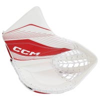 CCM Extreme Flex E6.5 Senior Goalie Glove in White/Red