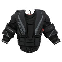 CCM Extreme Flex E6.5 Junior Goalie Chest & Arm Protector in Black/Grey Size Small/Medium