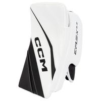 CCM Extreme Flex E6.5 Junior Goalie Blocker in White/Black
