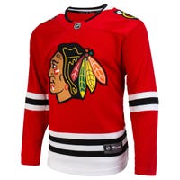 Fanatics Chicago Blackhawks Premier Breakaway Blank Adult Hockey Jersey in Red Size Large