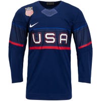Nike Team USA 2022 Olympic Adult Hockey Jersey in Blue Void Size Large