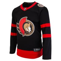 Fanatics Ottawa Senators Premier Breakaway Blank Adult Hockey Jersey in Black/Red Size Small