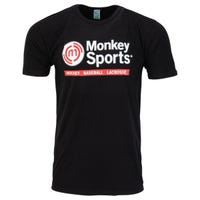 Monkey Sport Apparel Monkey Sports Adult Short Sleeve T-Shirt in Heather Black Size X-Large