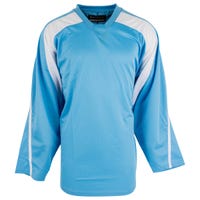Monkeysports Premium Senior Practice Hockey Jersey in Powder Blue/White Size X-Large