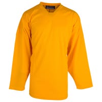 Monkeysports Solid Color Senior Practice Hockey Jersey in Gold Size X-Large