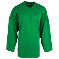 Monkeysports Solid Color Youth Practice Hockey Jersey in Kelly Green Size Goal Cut (Junior)