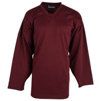 Monkeysports Solid Color Senior Practice Hockey Jersey in Maroon Size X-Large