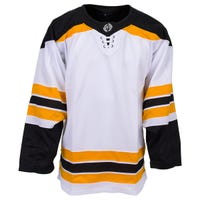 Monkeysports Boston Bruins Uncrested Adult Hockey Jersey in White Size Goal Cut (Intermediate)