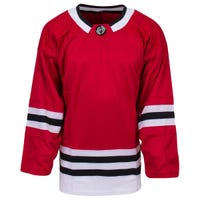 Monkeysports Chicago Blackhawks Uncrested Junior Hockey Jersey in Red Size Goal Cut (Junior)