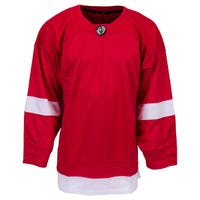 Monkeysports Detroit Wings Uncrested Junior Hockey Jersey in Red Size Goal Cut (Junior)