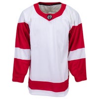 Monkeysports Detroit Red Wings Uncrested Junior Hockey Jersey in White Size Goal Cut (Junior)