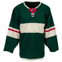 Monkeysports Minnesota Wild Uncrested Junior Hockey Jersey in Green Size Small/Medium