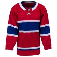 Monkeysports Montreal Canadiens Uncrested Junior Hockey Jersey in Red Size Goal Cut (Junior)
