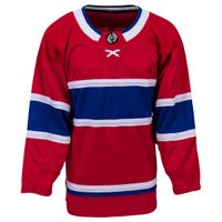 Monkeysports Montreal Canadiens Uncrested Adult Hockey Jersey in Red Size Goal Cut (Senior)