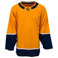 Monkeysports Nashville Predators Uncrested Junior Hockey Jersey in Gold Size Goal Cut (Junior)