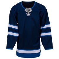 Monkeysports Winnipeg Jets Uncrested Junior Hockey Jersey in Navy Size Small/Medium
