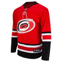 Fanatics Carolina Hurricanes Premier Breakaway Blank Adult Hockey Jersey in Red Size Medium