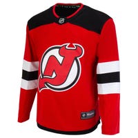 Fanatics New Jersey Devils Premier Breakaway Blank Adult Hockey Jersey in Red/Black Size X-Small