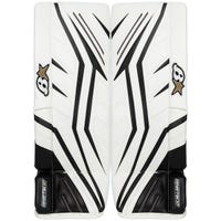 Brians Brian's G-Netik X5 Intermediate Goalie Leg Pads in White/Black Size 30+1in