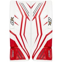 Brians Brian's G-Netik X5 Senior Goalie Leg Pads in White/Red Size 34+1in