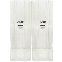 Brians Brian's Optik X3 Senior Goalie Leg Pads in White/White Size 34+1in