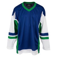 Stadium Youth Hockey Jersey - Royal/Kelley/White in Royal/Kelly Green/White Size Small/Medium