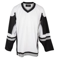 Stadium Youth Hockey Jersey - in White/Black/Grey Size Small/Medium