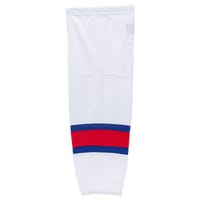 Stadium New York Rangers Mesh Hockey Socks in White (NYR 2) Size Intermediate
