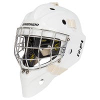 Warrior Ritual R/F1 Senior+ Certified Straight Bar Goalie Mask in White Size Large/X-Large