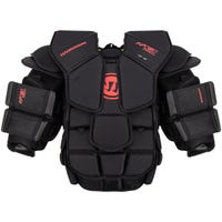 Warrior Ritual X3 Pro+ Senior Goalie Chest & Arm Protector in Black/Red Size Small