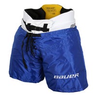 "Bauer Intermediate Goalie Pant Shell in Royal Size Medium"